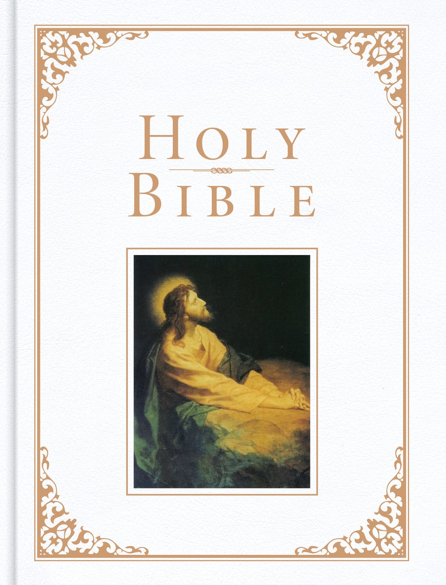 Cover image for KJV Family Bible, White Imitation Leather Over Board, isbn: 9781087774640