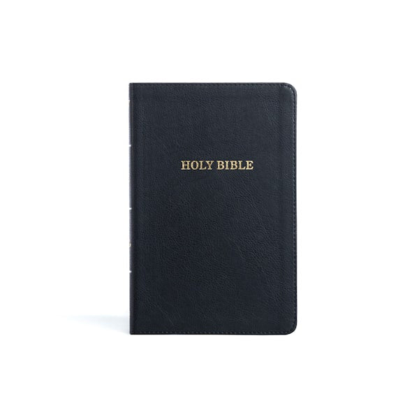 Cover image for KJV Thinline Bible, Black Leathertouch, isbn: 9781087774657