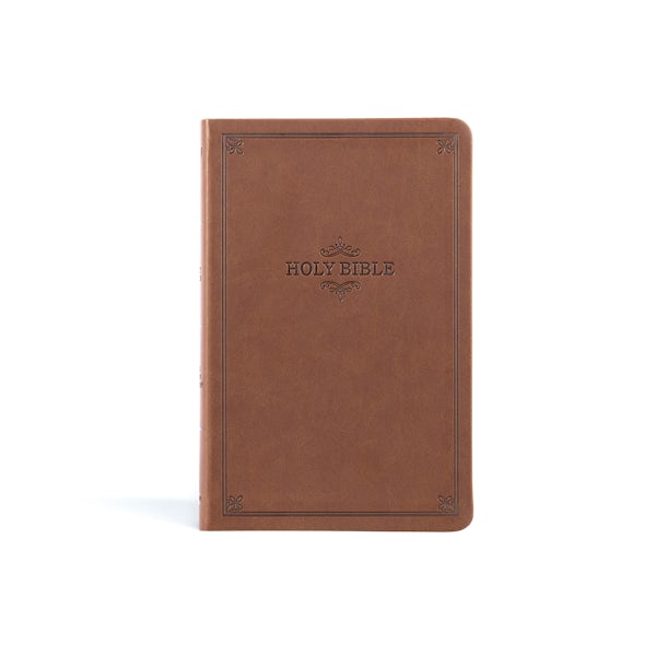 Cover image for KJV Thinline Bible, Value Edition, Brown Leathertouch, isbn: 9781087774732