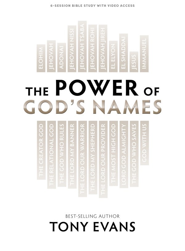 Cover image for The Power of God's Names - Bible Study Book with Video Access, isbn: 9781087778396