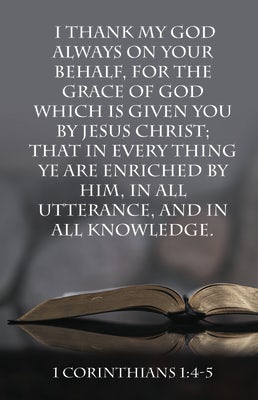 Cover image for Pastor Appreciation Bulletin: I Thank My God (Package of 100), isbn: 9781087781747