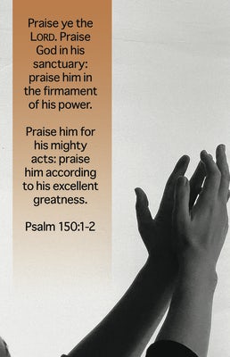 Cover image for General Worship Bulletin: Praise Ye the Lord (Package of 100), isbn: 9781087782157