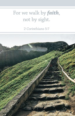 Cover image for General Worship Bulletin: By Faith (Package of 100), isbn: 9781087782256