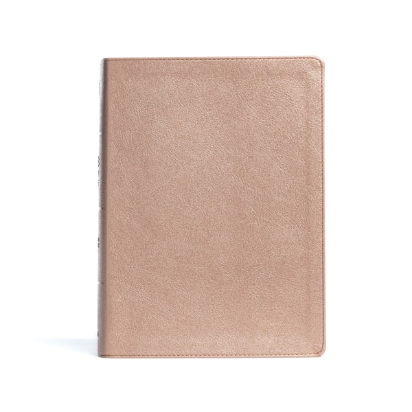 Cover image for CSB Study Bible, Rose Gold Leathertouch, isbn: 9781087782577