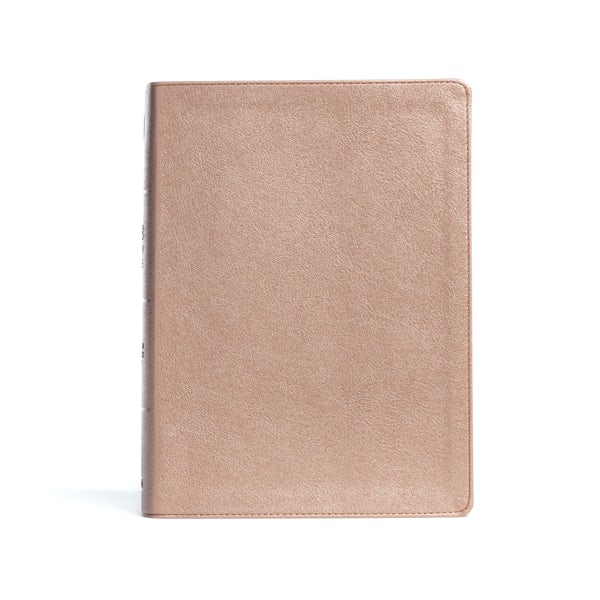 Cover image for CSB Study Bible, Rose Gold Leathertouch, Indexed, isbn: 9781087782584