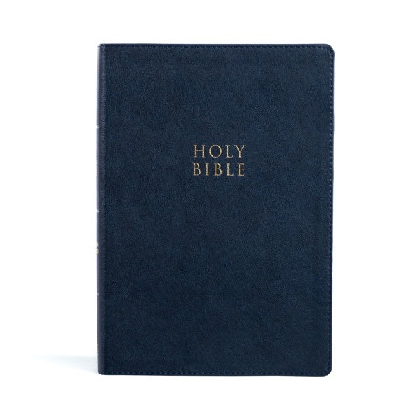 Cover image for CSB Super Giant Print Reference Bible, Navy Leathertouch, isbn: 9781087782638
