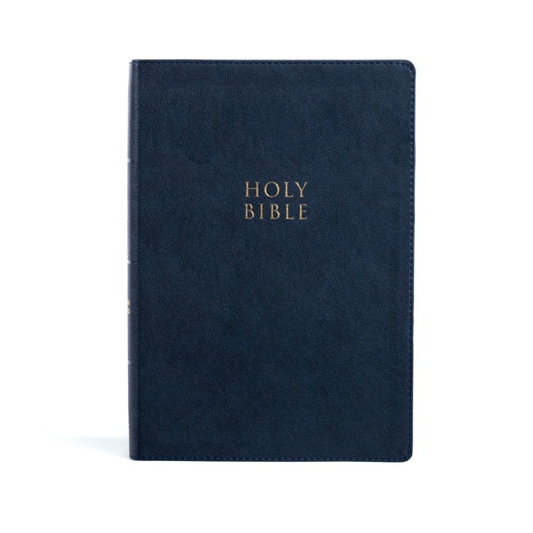 Cover image for CSB Super Giant Print Reference Bible, Navy Leathertouch, Indexed, isbn: 9781087782645