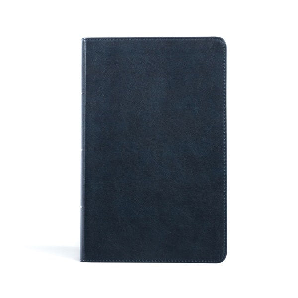 Cover image for CSB Single-Column Personal Size Bible, Navy Leathertouch, isbn: 9781087782669