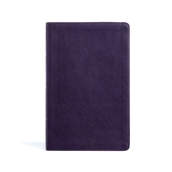 Cover image for CSB Single-Column Personal Size Bible, Plum Leathertouch, isbn: 9781087782676