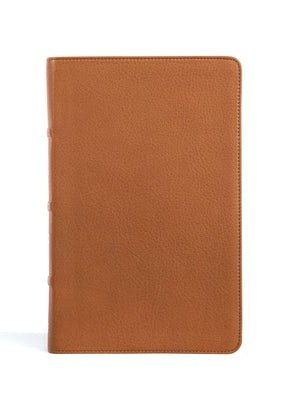 Cover image for CSB Single-Column Personal Size Bible, Saddle Genuine Leather, isbn: 9781087782683