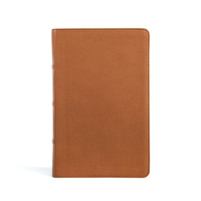 Cover image for CSB Single-Column Personal Size Bible, Saddle Genuine Leather, isbn: 9781087782683