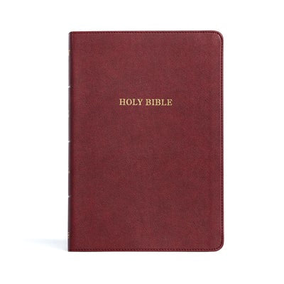 Cover image for KJV Large Print Thinline Bible, Burgundy Leathertouch, isbn: 9781087782782