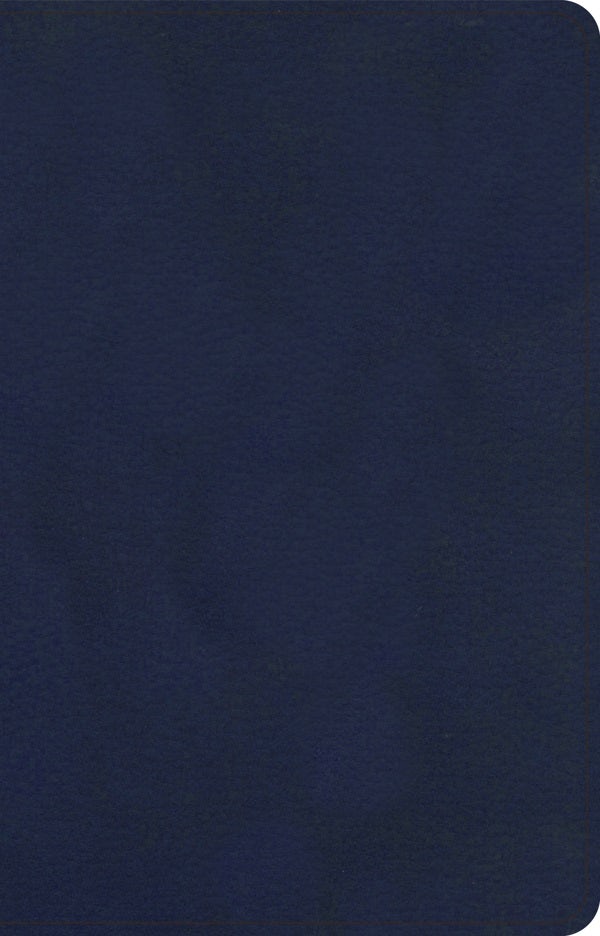 Cover image for KJV Single-Column Compact Bible, Navy Leathertouch, isbn: 9781087782812
