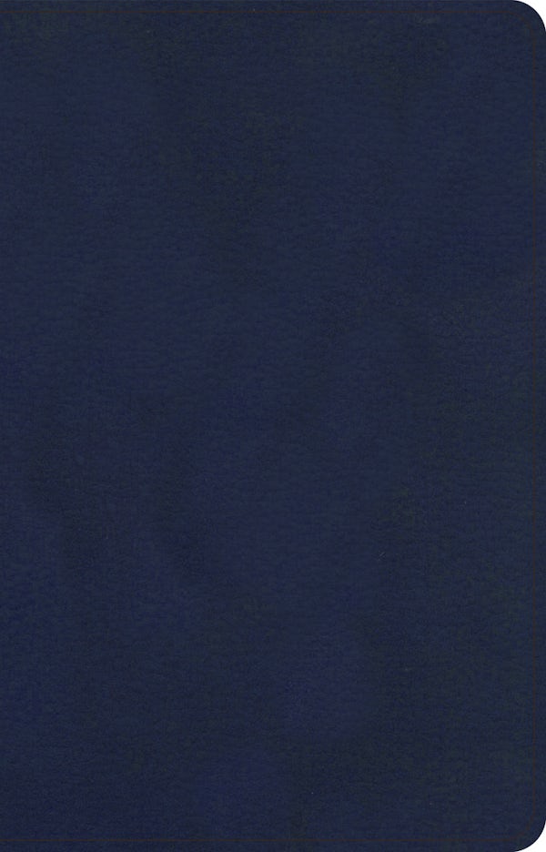 Cover image for KJV Single-Column Compact Bible, Navy Leathertouch, isbn: 9781087782812