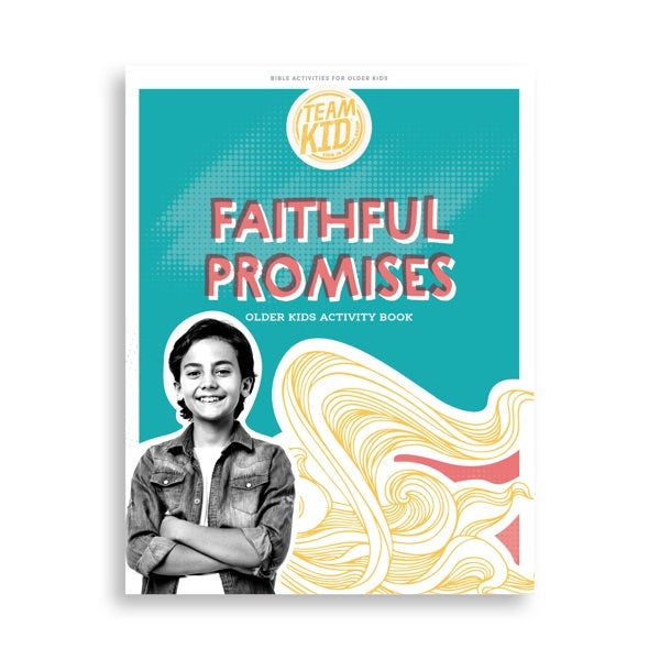 Cover image for Teamkid: Faithful Promises - Older Kids Activity Book, isbn: 9781087783864