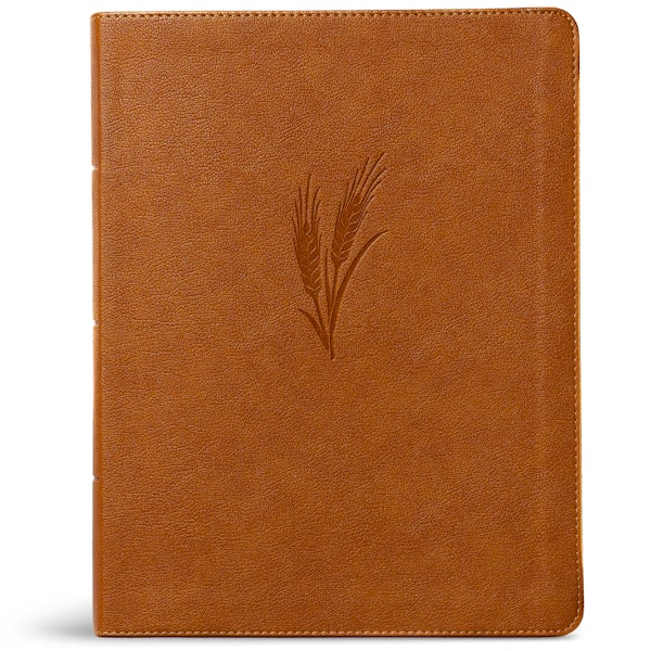 Cover image for CSB Notetaking Bible, Large Print Edition, Camel Leathertouch, isbn: 9781087785516