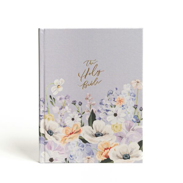 Cover image for CSB Notetaking Bible, Large Print Hosanna Revival Edition, Lavender/Peach Cloth Over Board, isbn: 9781087785530