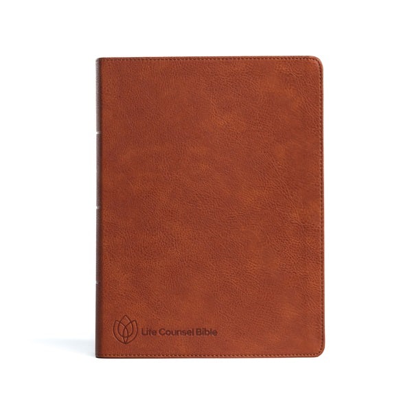 Cover image for CSB Life Counsel Bible, Burnt Sienna Leathertouch, isbn: 9781087785578