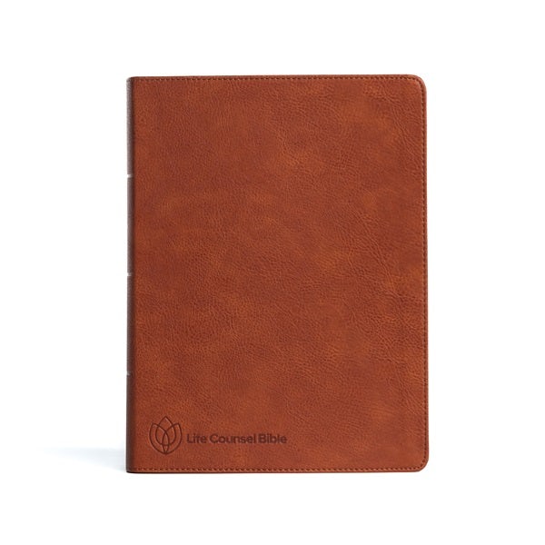 Cover image for CSB Life Counsel Bible, Burnt Sienna Leathertouch, Indexed, isbn: 9781087785585