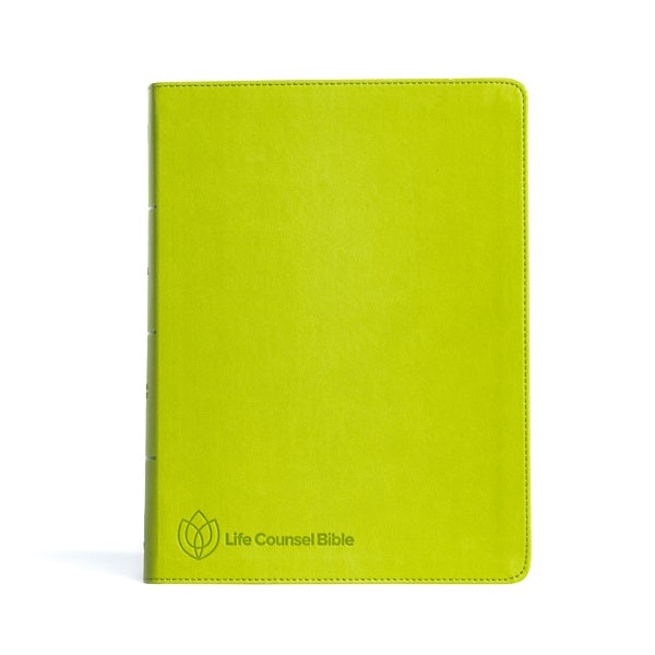 Cover image for CSB Life Counsel Bible, Apple Green Leathertouch, Indexed, isbn: 9781087785622