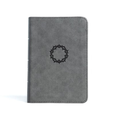 Cover image for CSB Large Print Compact Reference Bible, Stone Leathertouch, isbn: 9781087785677