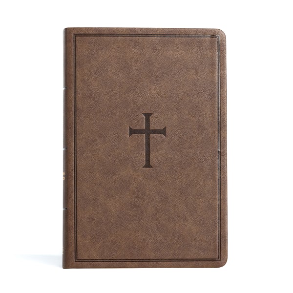 Cover image for CSB Giant Print Reference Bible, Brown Leathertouch, isbn: 9781087785721