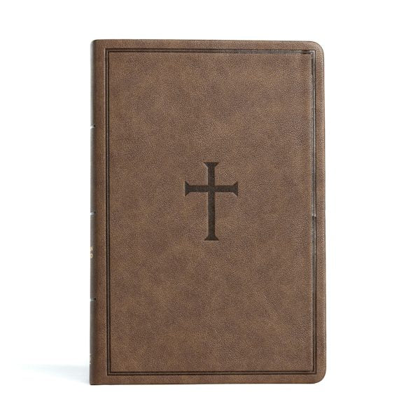 Cover image for CSB Giant Print Reference Bible, Brown Leathertouch, isbn: 9781087785721