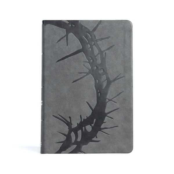 Cover image for CSB Giant Print Reference Bible, Charcoal Leathertouch, Indexed, isbn: 9781087785752