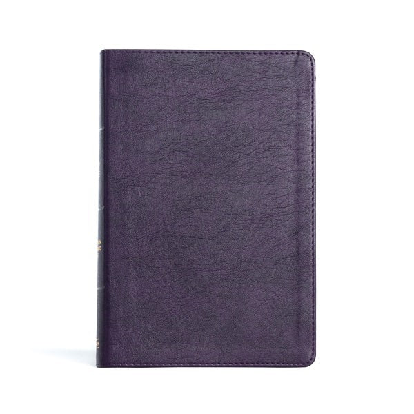 Cover image for CSB Giant Print Reference Bible, Plum Leathertouch, Indexed, isbn: 9781087785776