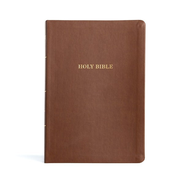 Cover image for KJV Large Print Thinline Bible, Value Edition, Brown Leathertouch, isbn: 9781087785783