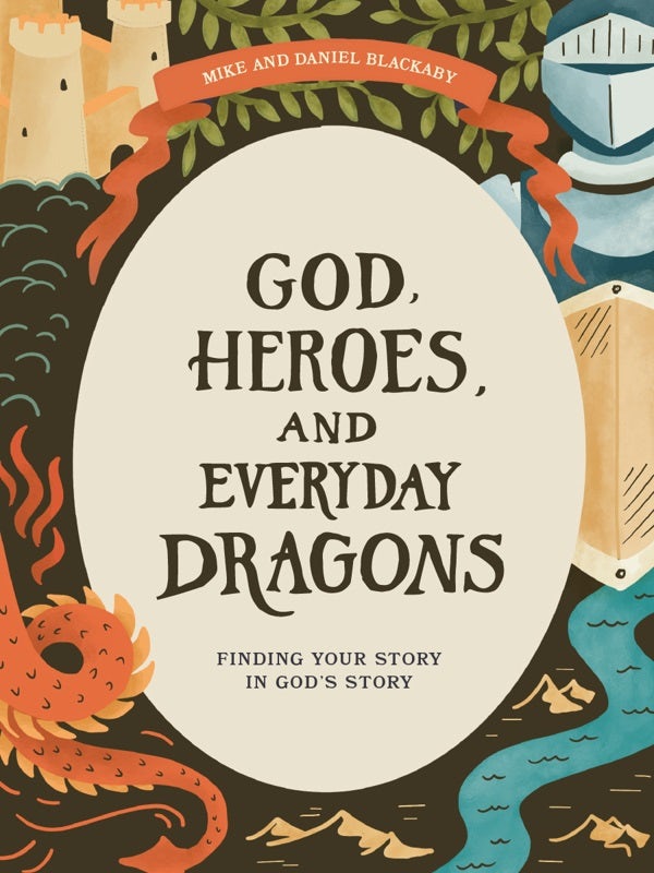 Cover image for God, Heroes, and Everyday Dragons - Teen Bible Study Book with Video Access, isbn: 9781087786308