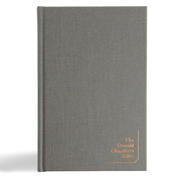 Cover image for CSB Oswald Chambers Bible, Cloth Over Board, isbn: 9781087788838