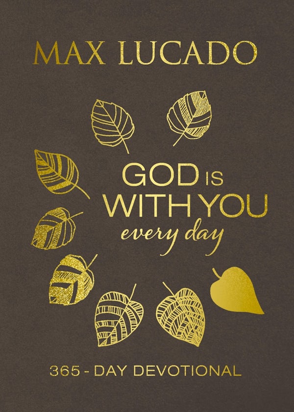 Cover image for God Is with You Every Day, Deluxe Leathersoft Over Board, isbn: 9781400209965