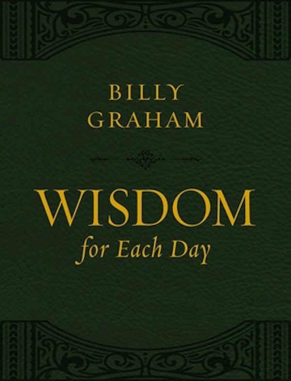 Cover image for Wisdom for Each Day (Large Text Leathersoft), isbn: 9781400211234