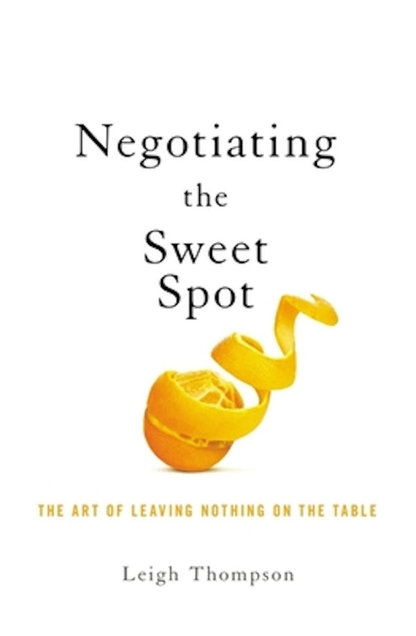 Cover image for Negotiating the Sweet Spot, isbn: 9781400217434