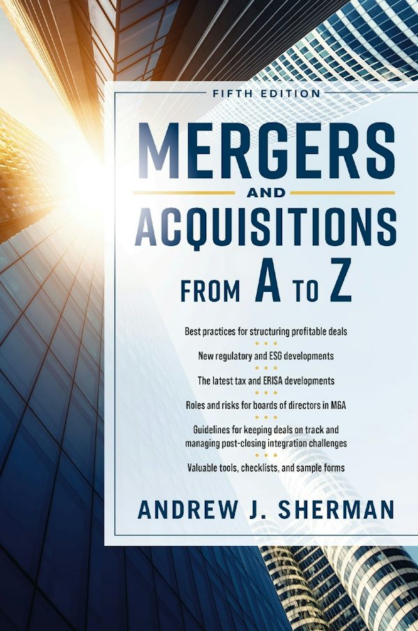 Cover image for Mergers and Acquisitions from A to Z Fifth Edition, isbn: 9781400256372