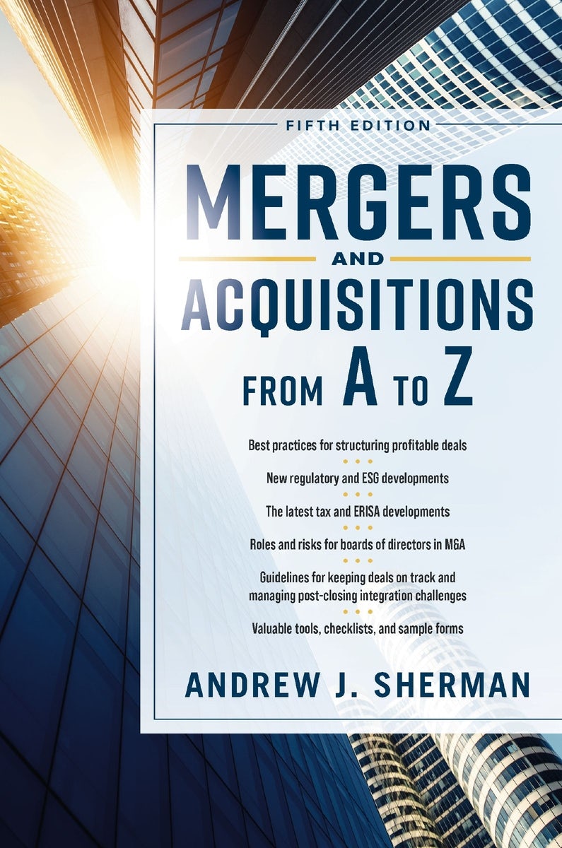 Cover image for Mergers and Acquisitions from A to Z Fifth Edition, isbn: 9781400256372