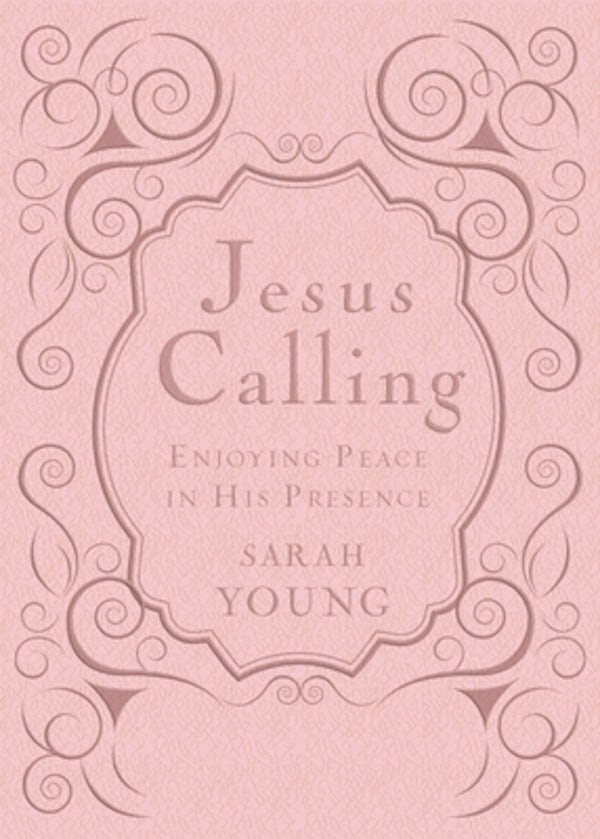 Cover image for Jesus Calling, Pink Leathersoft, with Scripture References, isbn: 9781400320110