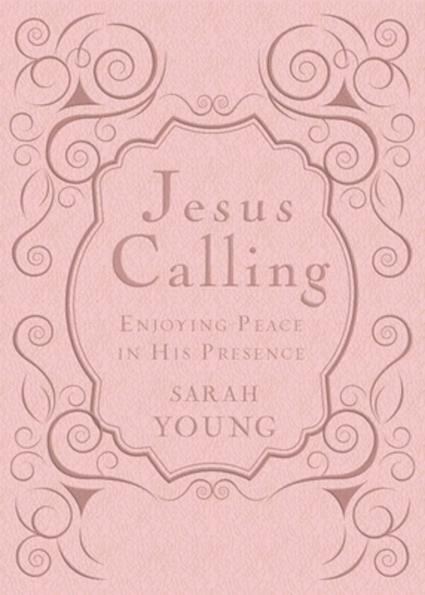 Cover image for Jesus Calling, Pink Leathersoft, with Scripture References, isbn: 9781400320110