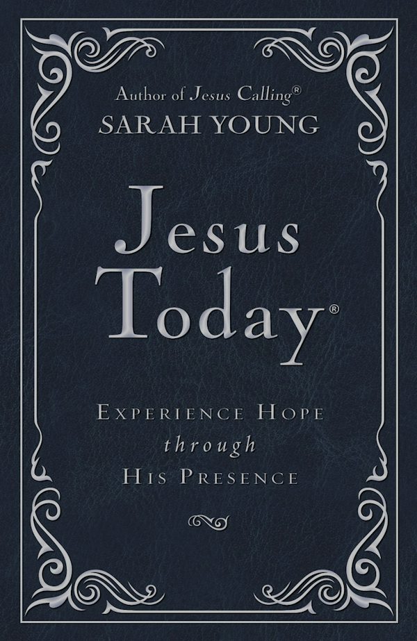 Cover image for Jesus Today Deluxe Edition, Leathersoft, Navy, with Full Scriptures, isbn: 9781400322909