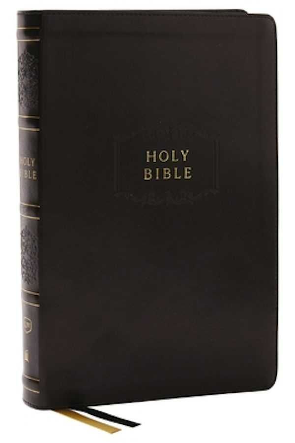 Cover image for KJV Holy Bible with 73,000 Center-Column Cross References, Black Leathersoft, Red Letter, Comfort Print: King James Version, isbn: 9781400330560