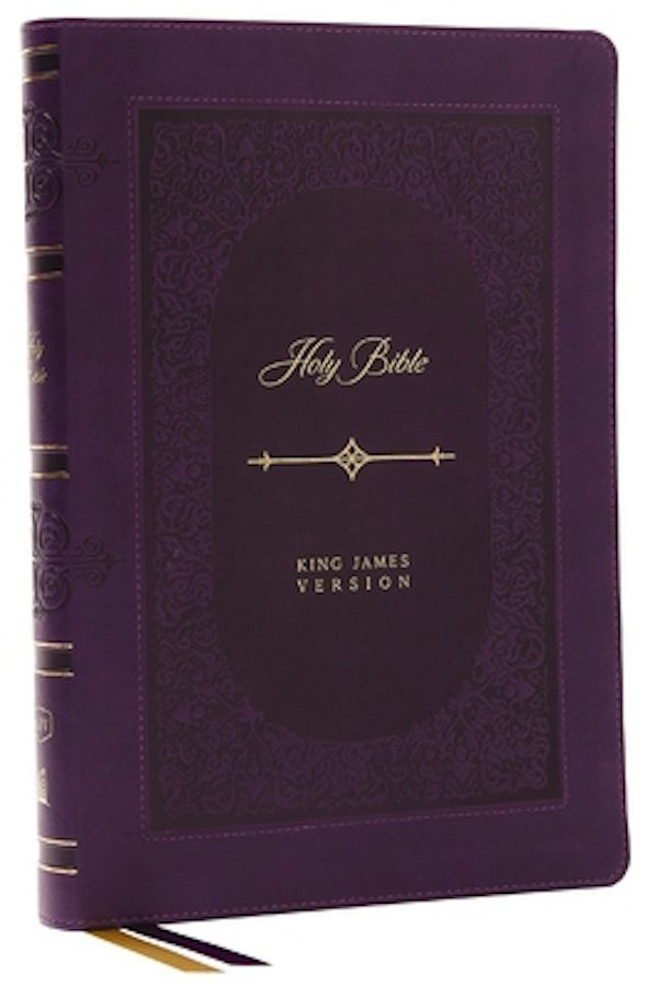Cover image for KJV Holy Bible: Giant Print Thinline Bible, Purple Leathersoft, Red Letter, Comfort Print: King James Version (Vintage Series), isbn: 9781400332311