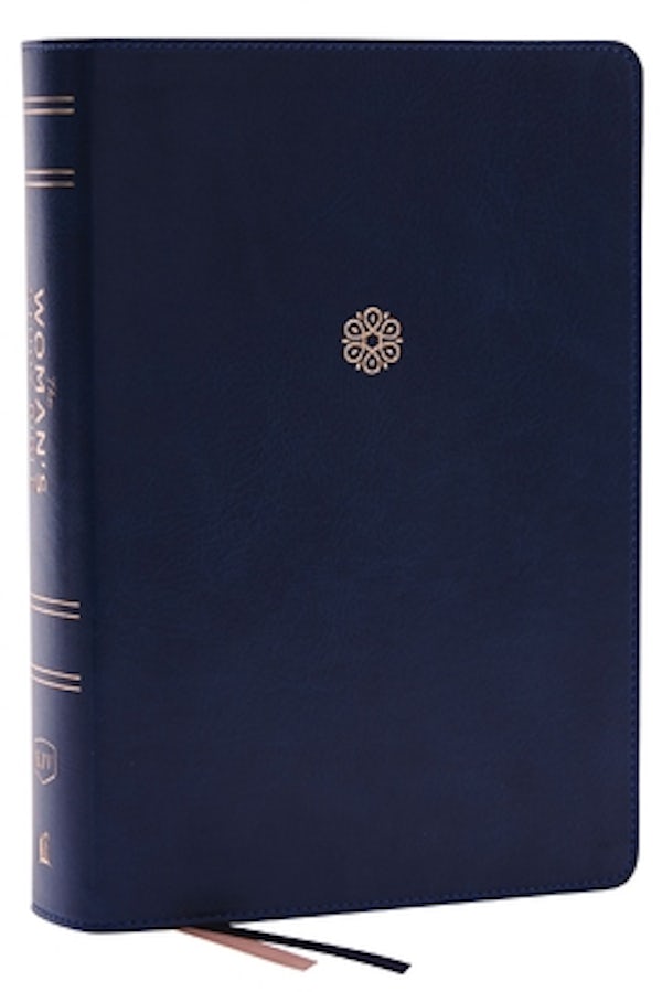 Cover image for Kjv, the Woman's Study Bible, Blue Leathersoft, Red Letter, Full-Color Edition, Comfort Print, isbn: 9781400332533