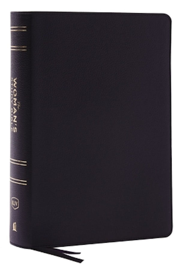 Cover image for Kjv, the Woman's Study Bible, Black Genuine Leather, Red Letter, Full-Color Edition, Comfort Print (Thumb Indexed), isbn: 9781400332618
