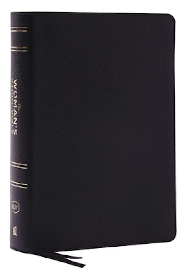 Cover image for Kjv, the Woman's Study Bible, Black Genuine Leather, Red Letter, Full-Color Edition, Comfort Print (Thumb Indexed), isbn: 9781400332618