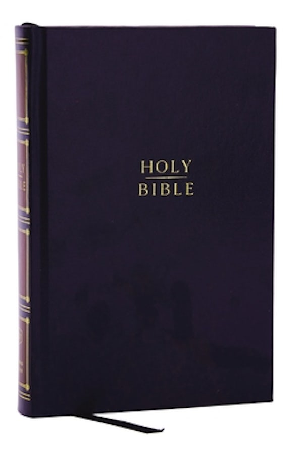 Cover image for KJV Holy Bible: Compact Bible with 43,000 Center-Column Cross References, Black Hardcover, Red Letter, Comfort Print: King James Version, isbn: 9781400333110