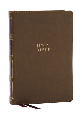 Cover image for KJV Holy Bible: Compact Bible with 43,000 Center-Column Cross References, Brown Leathersoft, Red Letter, Comfort Print: King James Version, isbn: 9781400333127