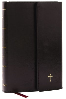 Cover image for NKJV Compact Paragraph-Style Bible W/ 43,000 Cross References, Black Leatherflex W/ Magnetic Flap, Red Letter, Comfort Print: Holy Bible, New King James Version, isbn: 9781400333325