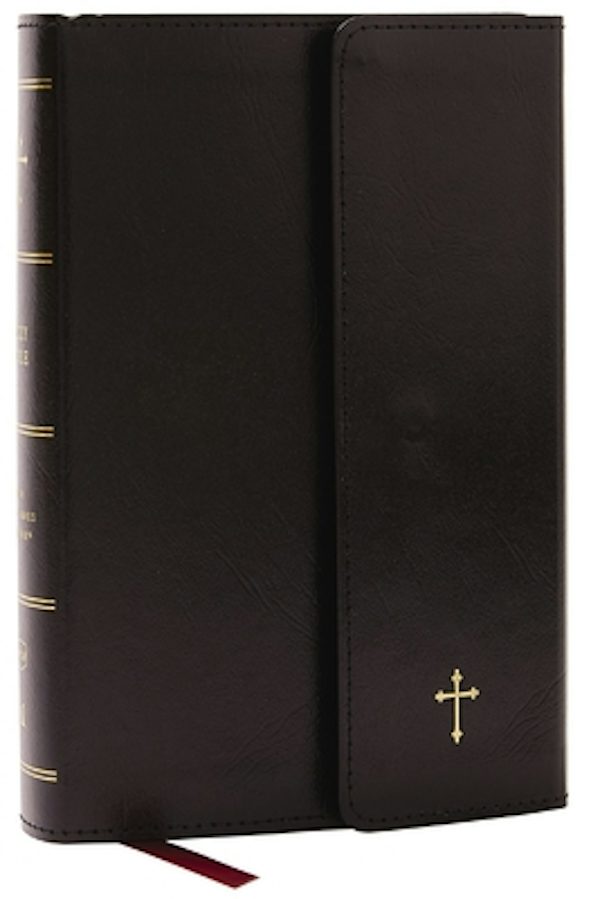 Cover image for NKJV Compact Paragraph-Style Bible W/ 43,000 Cross References, Black Leatherflex W/ Magnetic Flap, Red Letter, Comfort Print: Holy Bible, New King James Version, isbn: 9781400333325