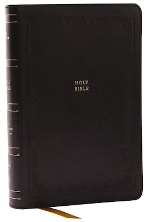 Cover image for NKJV Compact Paragraph-Style Bible W/ 43,000 Cross References, Black Leathersoft, Red Letter, Comfort Print: Holy Bible, New King James Version, isbn: 9781400333356